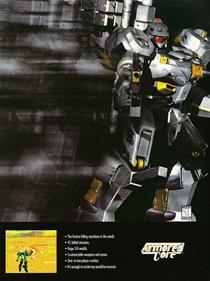 Armored Core - Advertisement Flyer - Back Image