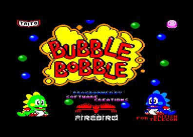 Bubble Bobble - Screenshot - Gameplay