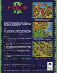 The Settlers III: Mission CD - Box - Back Image