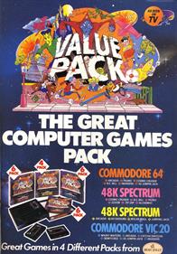 Value Pack (48K Spectrum) - Advertisement Flyer - Front Image