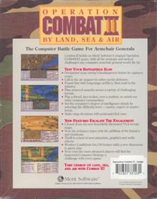 Operation Combat II: By Land, Sea & Air - Box - Back Image