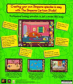 The Simpsons Cartoon Studio - Box - Back Image