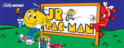 Jr. Pac-man - Arcade - Marquee Image