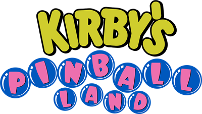 Kirby's Pinball Land - Clear Logo Image