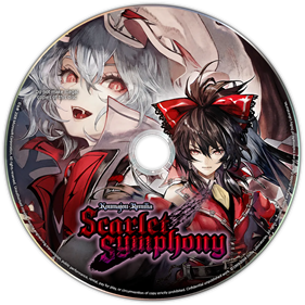 Koumajou Densetsu: Scarlet Symphony - Fanart - Disc Image