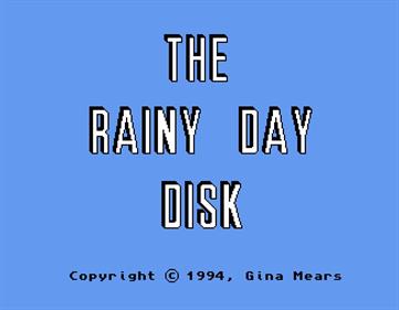 The Rainy Day Disk - Screenshot - Game Title Image