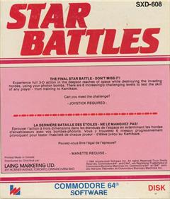 Star Battles - Box - Back Image