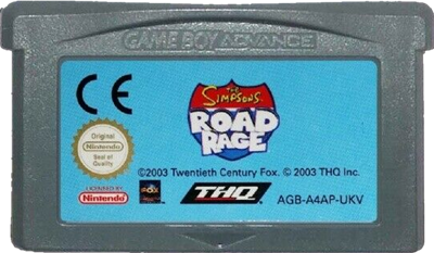 The Simpsons: Road Rage - Cart - Front Image
