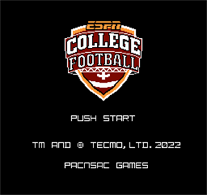 ESPN College Football 2022 - Screenshot - Game Title Image