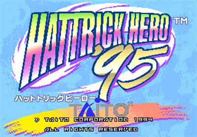 Hat Trick Hero '95 - Screenshot - Game Title Image