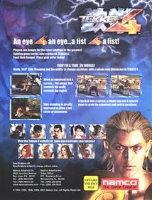 Tekken 4 - Advertisement Flyer - Front Image
