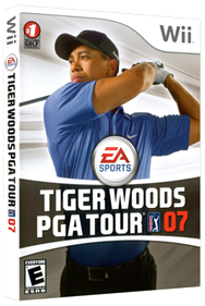 Tiger Woods PGA Tour 07 - Box - 3D Image