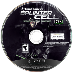 Tom Clancy's Splinter Cell HD - Fanart - Disc Image