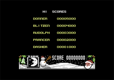 The Official Father Christmas - Screenshot - High Scores Image