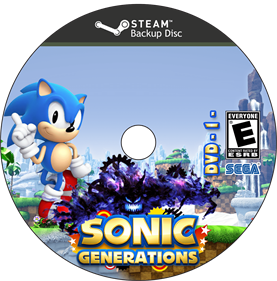 Sonic Generations - Fanart - Disc Image