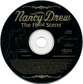 Nancy Drew: The Final Scene - Disc Image