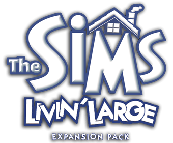 The Sims: Livin' Large - Clear Logo Image