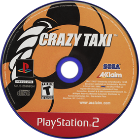 Crazy Taxi - Disc Image