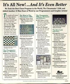 The Chessmaster 3000 - Box - Back Image