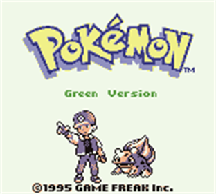 Pokémon Green Version - Screenshot - Game Title Image