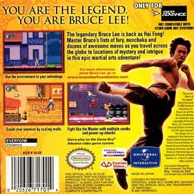 Bruce Lee: Return of the Legend - Box - Back Image