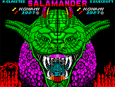 Salamander - Screenshot - Game Title