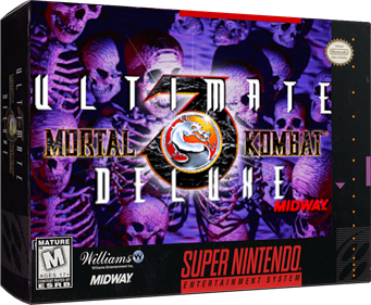 Ultimate Mortal Kombat 3 Deluxe - Box - 3D Image