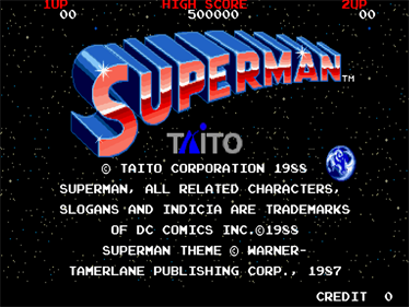 Superman - Screenshot - Game Title Image