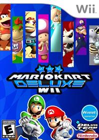 Mario Kart Wii Deluxe: Blue Edition - Box - Front Image