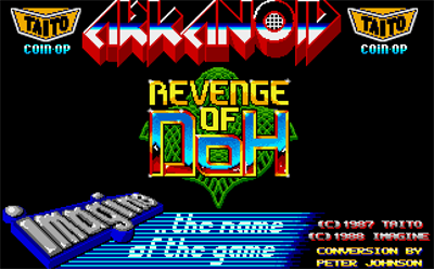 Arkanoid: Revenge of Doh - Screenshot - Game Title Image
