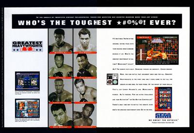 Greatest Heavyweights - Advertisement Flyer - Front Image