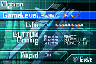 Gradius Galaxies - Screenshot - Game Select Image