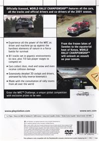 WRC: World Rally Championship - Box - Back Image