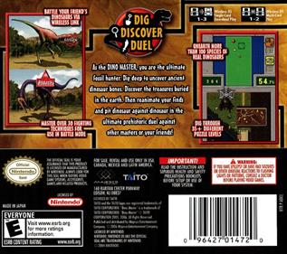 Dino Master: Dig, Discover, Duel - Box - Back Image