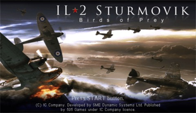 IL-2 Sturmovik: Birds Of Prey - Screenshot - Game Title Image