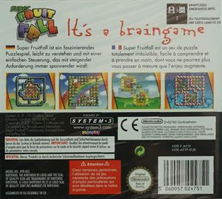 Super Fruit Fall - Box - Back Image