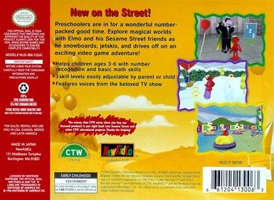 Sesame Street: Elmo's Number Journey - Box - Back Image