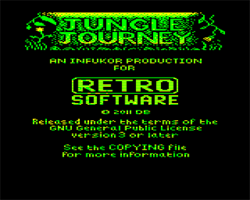 Jungle Journey - Screenshot - Game Title Image