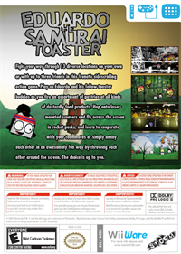 Eduardo the Samurai Toaster - Box - Back Image