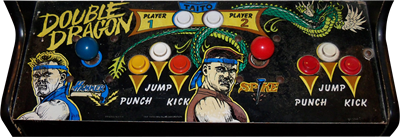 Double Dragon - Arcade - Control Panel Image