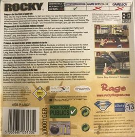 Rocky - Box - Back Image