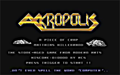 Akropolis - Screenshot - Game Title Image