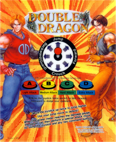 Double Dragon (Neo-Geo) - Arcade - Controls Information Image