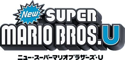 New Super Mario Bros. U - Clear Logo Image