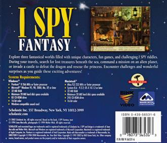 I Spy Fantasy - Box - Back Image