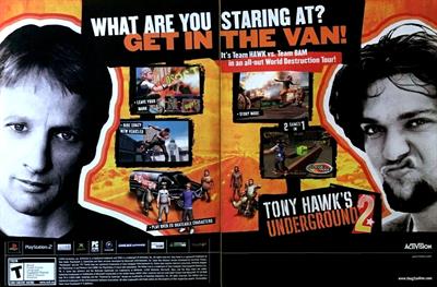 Tony Hawk's Underground 2 - Advertisement Flyer - Front Image