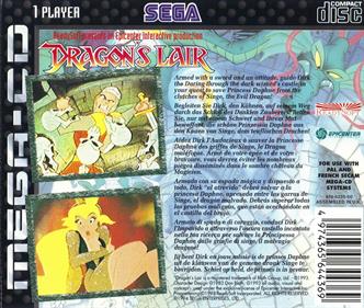Dragon's Lair - Box - Back Image