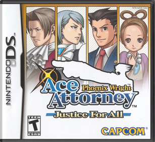 Phoenix Wright: Ace Attorney: Justice for All - Box - Front - Reconstructed Image