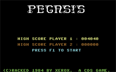 Pegasis - Screenshot - Game Title Image