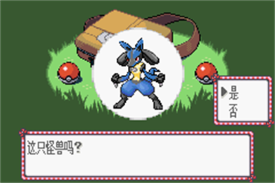 Pokémon Emerald Lucario - Screenshot - Gameplay Image